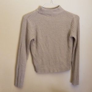 High neck comfy sweater